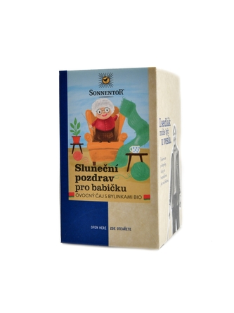 Sonnentor - Sluneční pozdrav pro babičku BIO 45 g čaj porcovaný dvoukomorový