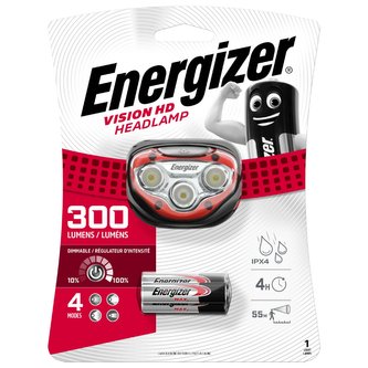Čelová svítilna Energizer Vision HD 300lm 3AAA