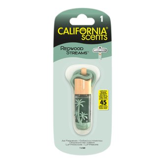 California scents Hanging Vial Redwood Streams (sekvoje)