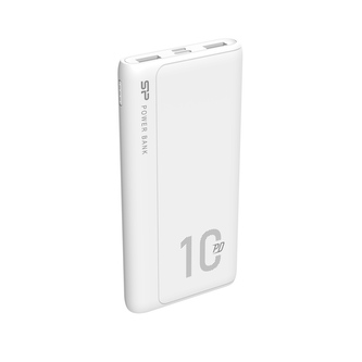 Silicon Power QP15 Powerbank 10000mAh, Li-pol, Fast Charge, bílá
