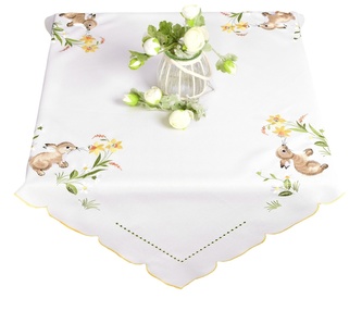 Ubrus velikonoční, Velikonoční zajíci pr. 35 cm