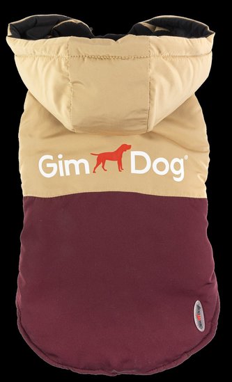 GIMDOG kabát PAWSOME 55cm béžový/bordeaux