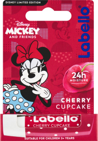 Labello Cherry Cupcake Limited Disney Edition Minnie pečující balzám na rty, 4,8 g