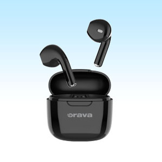 Bezdrátová sluchátka - černá