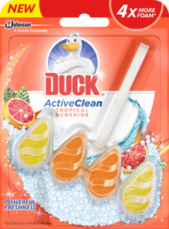 Duck WC závěs Active Clean Tropical Sunshine, 38,6 g