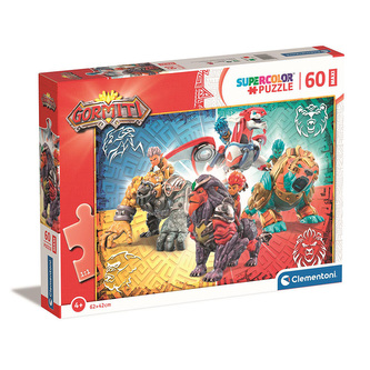 Clementoni - Puzzle Gormiti: Bojovníci čtyř živlů MAXI 60 dílků