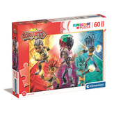 Clementoni - Puzzle Gormiti: Poslové s Aoki MAXI 60 dílků