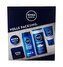Nivea Men Original sprchový gel 250 ml + šampon Strong Power 250 ml + univerzální krém Men Creme 150 ml + denní pleťová péče Protect & Care 75 ml + ručník 1 ks