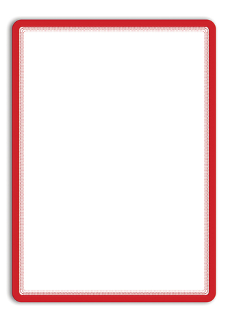 tarifold Magneto Solo - magnetický rámeček, A4, červený, 2 ks