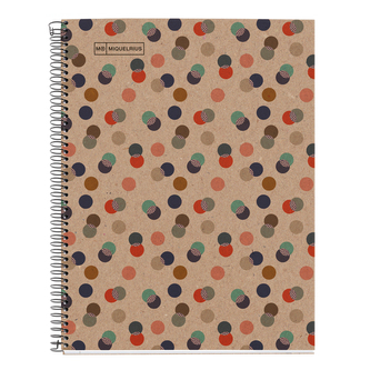 Miquelrius poznámkový blok ECOCONFETTI, A4, 80 g, karton, 80 listů, linka