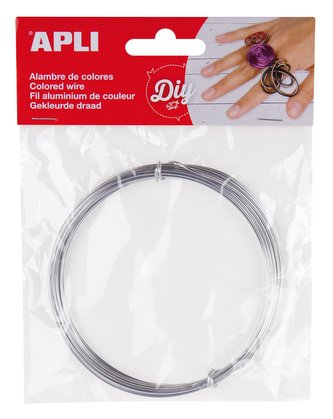 APLI modelovací drát, 1,5 mm x 5 m, stříbrný