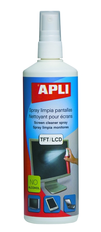 APLI čisticí sprej na monitory TFT/LCD, 250 ml