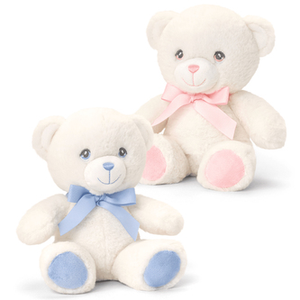 KEEL SE1425 - Medvěd smetanový se stuhou 20 cm - 2 druhy