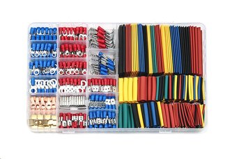 Sada kabelových oček, fastonů a smršťovacích bužírek 678ks