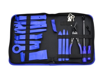 Multifunkční sada stahováků na klipsy a rádio, 20 ks GEKO