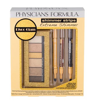 Physicians Formula Shimmer Strips paletka očních stínů 3,4 g + tužka na oči Eyeliner Pencil & Smudger 3 x 0,6 g