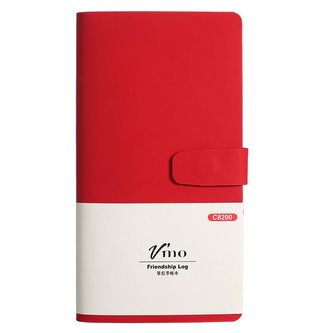 Zápisník V´mo C8200, A5, 80 listů Červená