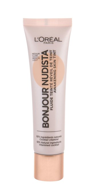 L´Oréal Paris Wake Up & Glow BB krém Bonjour Nudista 30 ml Medium Light pro ženy