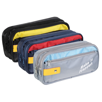 Penál Etue Happen A9300 Šedá/Modrá