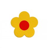 Plavecká deska KYTIČKA 31,5x30x3,8cm Žlutá