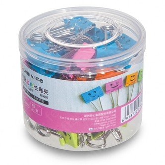 Binder Clip Smiley 19mm B3689