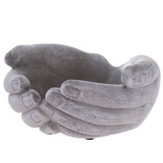 Betonový květináč - ruce, 0/18