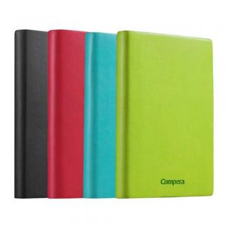 Poznámkový blok Compera PU C8022 A5/Linkovaný Šedá