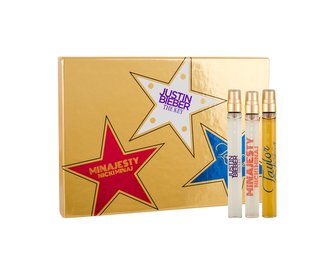 Elizabeth Arden Celebrity Fragrance Collection parfémovaná voda Justin Bieber The Key 10 ml + parfémovaná voda Taylor Swift Taylor 10 ml + parfémovaná voda Nicky Minaj Minajesty 10 ml