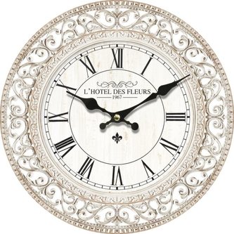 Dřevěné nástěnné hodiny, 0/12