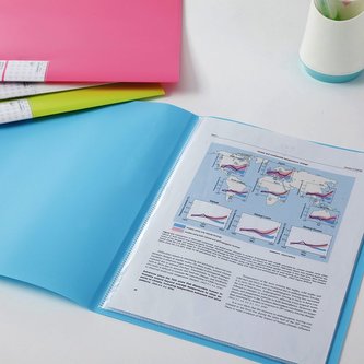 Katalogová kniha KF10AK A4 - 10 kapes Modrá