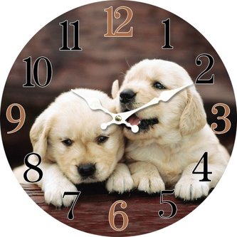 Dřevěné nástěnné hodiny, 0/12