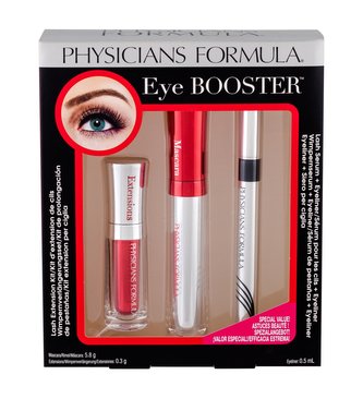 Physicians Formula Eye Booster řasenka 5,8 g + vlákna na řasy Extensions 0,3 g + oční linka Boosting Eyliner & Serum 0,5 ml Ultra Black