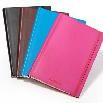 Poznámkový blok Compera PU A5 C8002 Černá