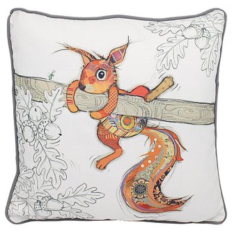 SAMMY SQUIRREL CUSHION LP72230 BUG ART KOOKS L&P;