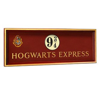 Harry Potter Cedule nástěnná - Bradavický expres 9 3/4