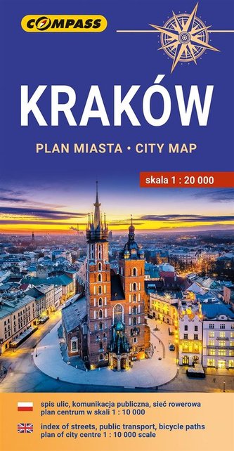 Kraków - plan miasta 1:20 000