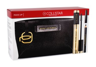 Collistar Volume Unico řasenka 13 ml + tužka na oči 1 g Black + kosmetická taštička Piquadro