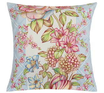 Povláček GITA - růže - sv.modrá, růžová - 45x45 cm