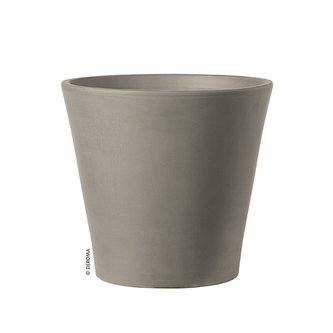 DEROMA Květináč Vaso Cono Grafite 31 cm