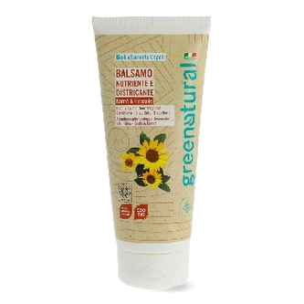 Greenatural Vyživující vlasový kondicionér bambucké máslo a slunečnicový olej BIO 200 ml