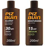 Piz Buin Dárková sada na opalování Set II. Allergy Lotion + Moisturising Lotion unisex