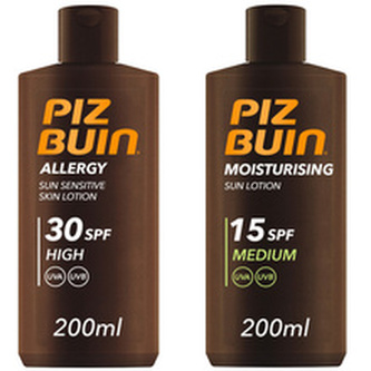 Piz Buin Dárková sada na opalování Set II. Allergy Lotion + Moisturising Lotion unisex