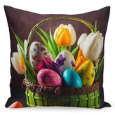 Velikonoční polštář HAPPY EASTER VI. 40x40 cm  Mybesthome