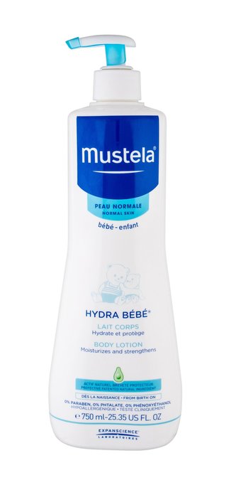 Mustela Hydra Bébé Tělové mléko Body Lotion 750 ml pro děti