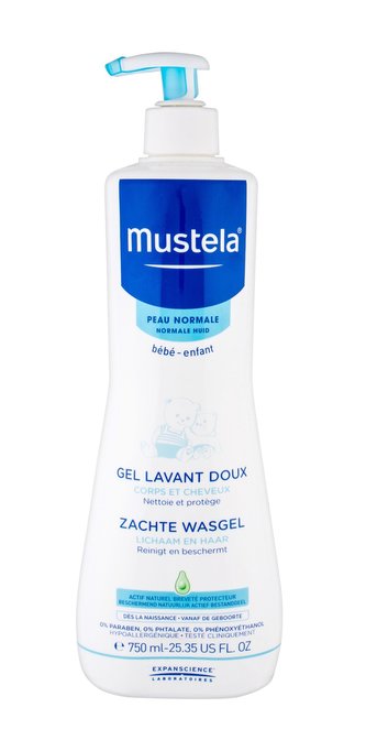 Mustela Bébé Sprchový gel Cleansing Gel 750 ml pro děti