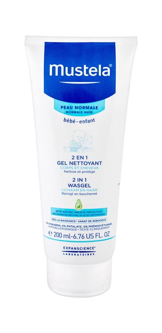Mustela Bébé Sprchový gel 2 in 1 Shower Gel 200 ml pro děti