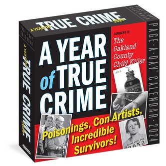 A Year of True Crime Page-A-Day Calendar 2024