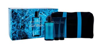 Davidoff Cool Water toaletní voda 125 ml + balzám po holení 75 ml + spchový gel 75 ml + kosmetická taška