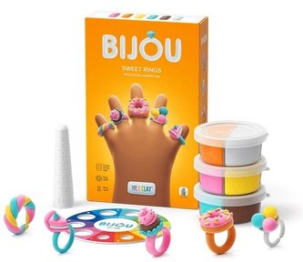 Hey Clay Bijou kreativní sada - Roztomilé prstýnky
