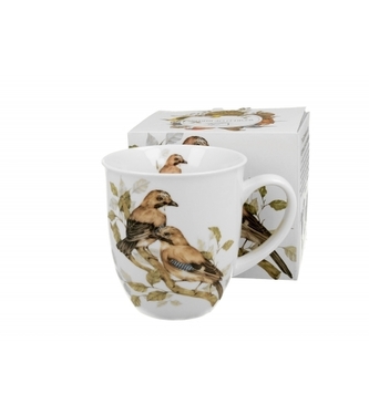 Porcelánový hrnek Eurasian Jays 400 ml v dárkové krabičce